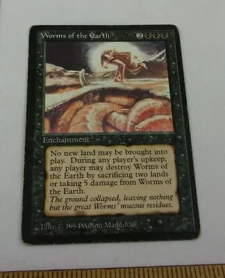 Worms Of The Earth Dark X1 Card Lot MTG Magic The Gathering • $9.95