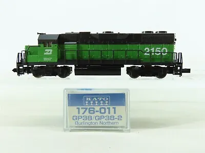 N Scale KATO 176-011 BN Burlington Northern EMD GP38-2 Diesel Locomotive #2150 • $99.95