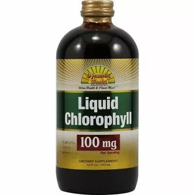 Dynamic Health Liquid Chlorophyll 100mg (per Serving) - 473ml • £19.31