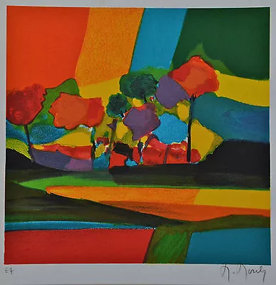 Marcel Mouly  La Petite Clairiere  Limited Signed Numbered Lithograph With COA • $269