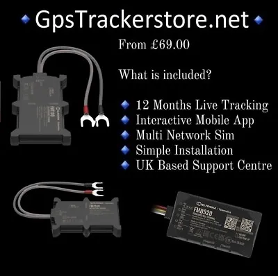 GPS Car Tracker - Car Van Motorbike & Caravan GPS Tracking Device! • £69