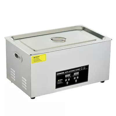 CREWORKS 22L Ultrasonic Cleaner Machine With 600W Heater And Digital Timer • $259.99