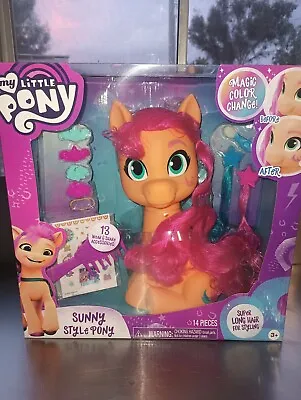 My Little Pony 10  Sunny Starscout Styling Pony With Wear & Share Accessories • $21.69