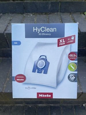 £10.50 • Buy Miele HyClean GN 3D Efficiency XL Dustbags For Bagged Vacuum (Pack Of 7) 1 Used