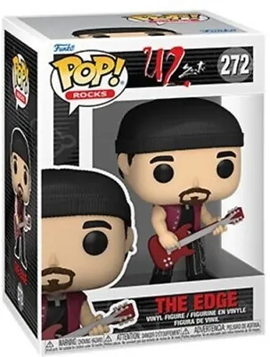 U2 - FUNKO POP! ROCKS: U2 - ZooTV - The Edge [New Toy] Vinyl Figure • $13.88
