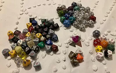 92 Dice Lot 20 12 10 8 And 4-sided Vintage. Dungeons And Dragons & Magic • $49.99