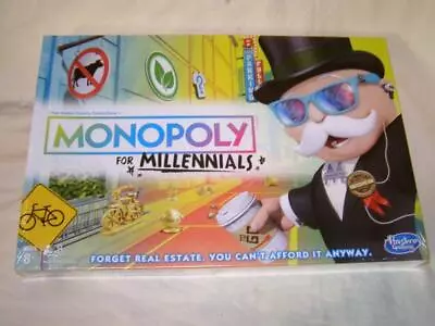 Hasbro 2018 Monopoly For Millennials New In Factory Shrink Wrapped Box #E4989 • $15.99