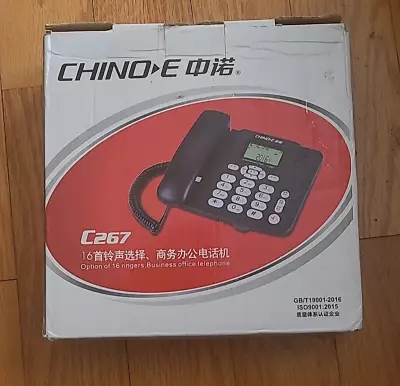 $14.88 • Buy CHINO E Business Office Telephone - Option Of 16 Ringers Adjustable Ring Volume 