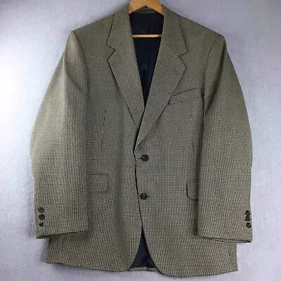 London Park Mens Size 112 Houndstooth Lined Sports Jacket • $48.45