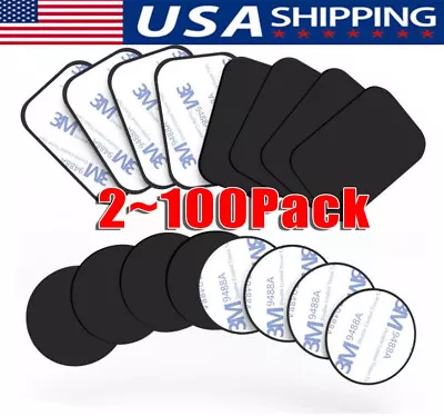 Metal Plates Adhesive Sticker Replace For Magnetic Car Mount Phone Holder Lot • $4.35