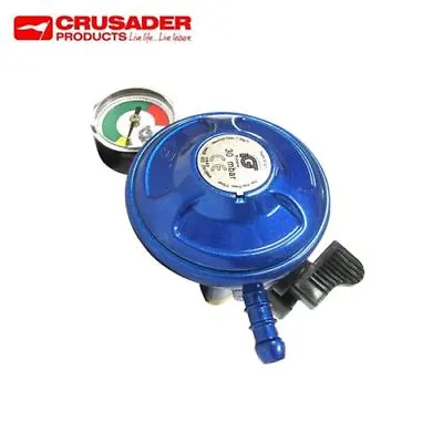 21mm Clip-on Butane Regulator With Manometer BBQ Caravan  • £10.75