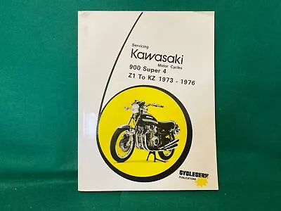 Kawasaki. SERVICING  Z1 TO KZ MOTOR CYCLES MOTORCYCLES 900  1973-1976 CYCLESEV • $39.50