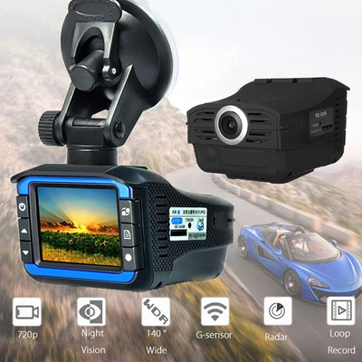 $41.99 • Buy Anti Radar Laser Speed Detector Car DVR 1080P Recorder Video Dash Camera Night