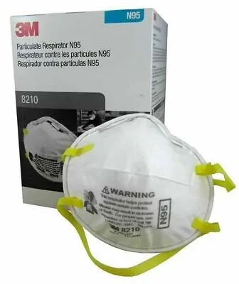 3M 8210 N95 Particulate Respirator Mask (Box Of 20) EXP09/2025 • $29.95