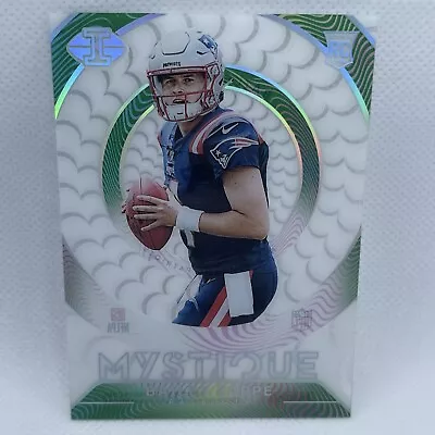 Bailey Zappe 2022 Panini Illusions #M-6 RC Emerald Green Mystique Patriots • $3.50