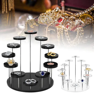 £24.19 • Buy Round Cupcake Stand Acrylic Display Stand Jewelry Cake Dessert Rack Party Decors