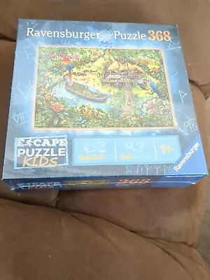 Ravensburger Escape Kids: Jungle Escape 368 Piece Jigsaw Puzzle New Free Ship  • $24.98