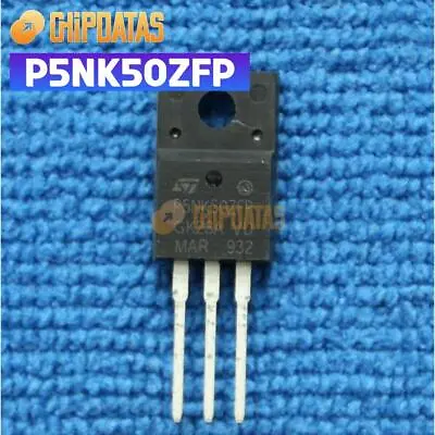 5PCS New  P5NK50ZFP TO-220F N-CHANNEL 500V 4.4A MOSFET • $2.35