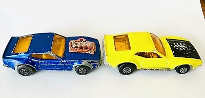 Matchbox Lesney Superfast Boss Mustang No. 44 1976 Ford + Piston Popper Lot Of 2 • $19.95