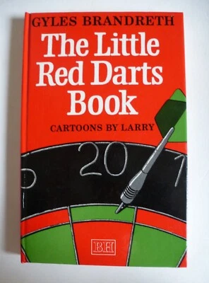 £4 • Buy The Little Red Darts Book By Gyles Brandreth 1978 Hardback Book Cartoons By Larr