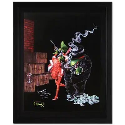 Michael Godard Ollie Capone Framed Limited Edition Canvas Numbered Signed LOA • £729.84
