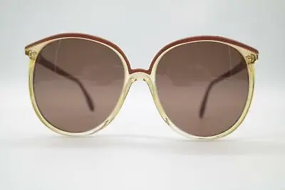 £45.06 • Buy Vintage Silhouette 1030 Rotbarun Braun Oval Sunglasses Glasses NOS