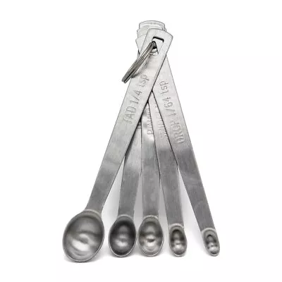 Fermentaholics Mini Measuring Spoons 5-Piece Set - Stainless Steel Spoons • $6.99