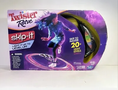 $40 • Buy Twister Rave Skip It Electronic Light Up Jump Hop Party Game Hasbro Game Outdoor