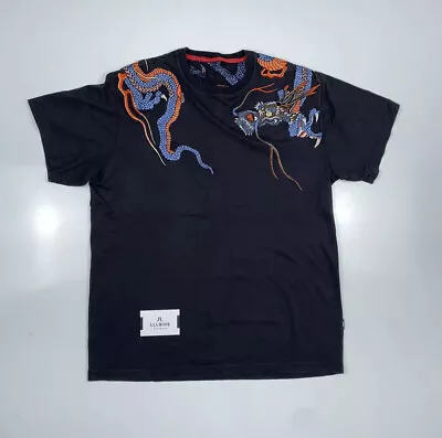 Maharishi 360 Dragon Embroidered Tshirt Black Size XL Rrp £200 Rare 2005 • £79.95