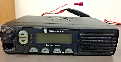 Motorola Radius CM300 VHF 32 CH 45W AAM50KQF0AA1AN  W MIC No Mount PROGM • $280