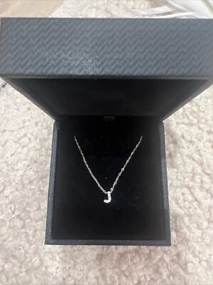 $20 • Buy Nadri “J” Sterling Silver Necklace