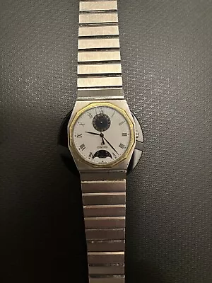 Concord Mariner Moonphase 15.12.117 Rare Quartz Watch (Serviced) • $799
