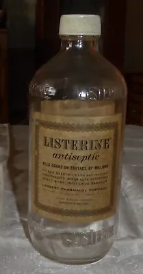 Vintage Listerine Antiseptic Bottle – 1.4 Pint • $15.99