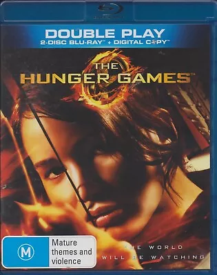 The Hunger Games Blu Ray 3 Discs 2 Discs + Digital Jennifer Lawrence Rb Like New • $12