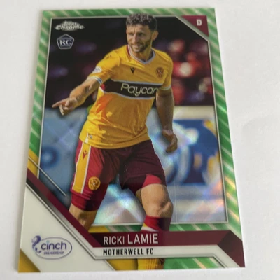 £12 • Buy Ricki Lamie Rookie 39/50 Topps Chrome SPFL 21/22 Motherwell FC