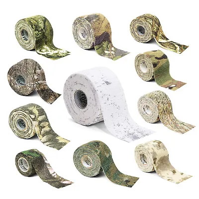 GEAR AID Camo Form Self-Cling Reusable Camouflage Wrap 2” X 144” Various Colors • $16.73