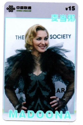 £1.75 • Buy China: Phone Card - Madonna Louise - Sexy Girl - US Singer/109