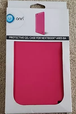 NEW Onn PINK Protective Gel Tablet Case For Nextbook Ares 8A 8 Inch 2022 Model • $7