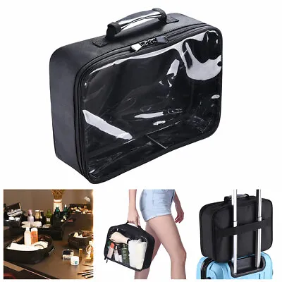 BYOOTIQUE Portable Nylon Makeup Case Cosmetic Studio Party Artist Toiletry Bag • $10.90