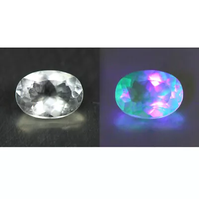 0.31 Cts  Antique 100 % Natural Untreated Mexican Uv Color Change HYALITE Opal   • $10.49