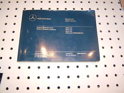 Mercedes W201 190E/D 2.3/2.5/2.6/2.5 TURBO DIESEL Parts 1 Catalog8 Languge USA • $105