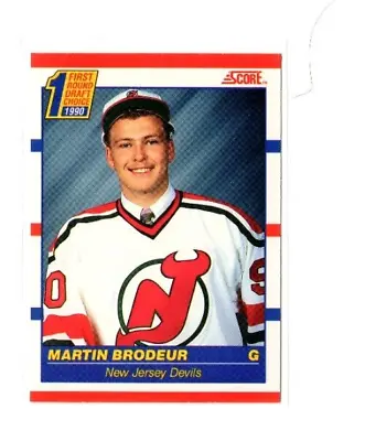 1990-91 Score Martin Brodeur Canadian Rookie Card #439 New Jersey Devils HOF RC • $4.99
