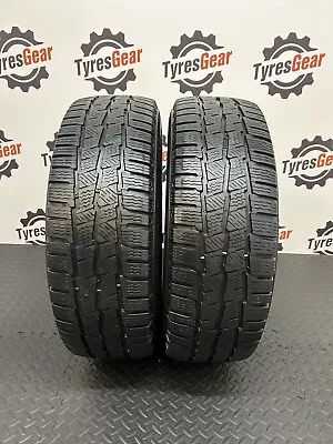 2x 215 65 R16C 109/107R Michelin Agilis Alpin M+S 5-6mm Tested Free Fitting • $130.72