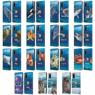 Animal Club International Underwater Leather Book Case For Samsung Phones 2 • £19.95