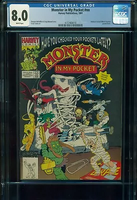 Rare MONSTER IN MY POCKET #nn CGC 8.0 VF Harvey Comics 1991 Nabisco PROMOTIONAL  • $199.99