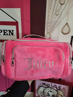 Nwt Juicy Couture Pink Velvet Rare Vintage Make Up Bag • $86