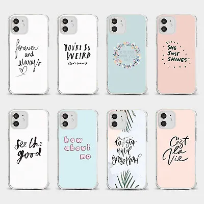Case For Iphone 15 14 13 12 11 Se 8 Pro Shockproof Phone Cover B&w Inspirational • £5.99