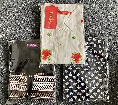 Christmas Sale! Bulk Lot 3x New Indian Shirts Tunic Women’s Clothes For Size 10 • $20