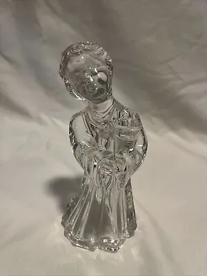 Mikasa Crystal Glass Choir Angel Candle Holder • $8.95