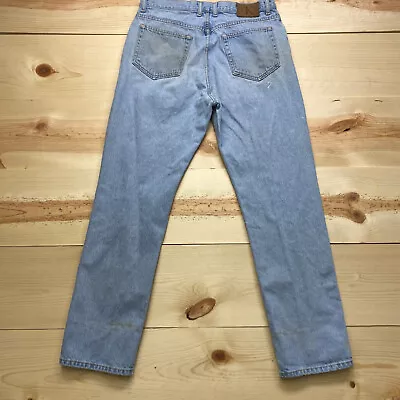 VINAGE Calvin Klien Jeans Mens 36x34 Blue Denim Pants Baratack Fly Light USA CK • $24.99